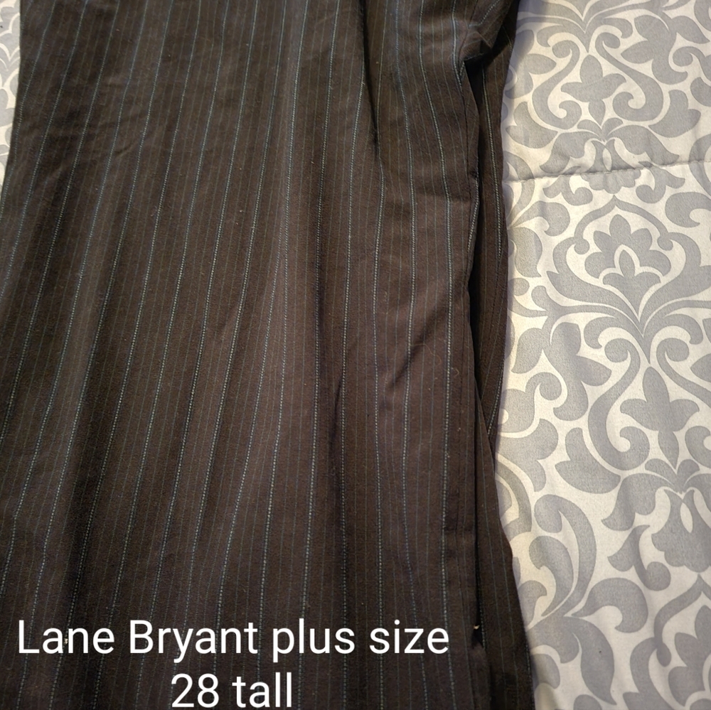 Pin stripe flare pants